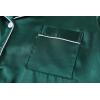 Vopmocld Big Kids Unisex Pjs Set Girls Boys Silk Pajama Sets Satin Clasic Sleepwear Long Sleeve 2 Pieces Button Down Nighty(Green)