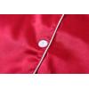 Vopmocld Big Kids Unisex Pjs Set Girls Boys Silk Pajama Sets Satin Clasic Sleepwear Long Sleeve 2 Pieces Button Down Nighty(Red)