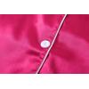 Vopmocld Big Kids Unisex Pjs Set Girls Boys Silk Pajama Sets Satin Clasic Sleepwear Long Sleeve 2 Pieces Button Down Nighty(Rose)