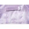 Vopmocld Big Kids Unisex Pjs Set Girls Boys Silk Pajama Sets Satin Clasic Sleepwear Summer 2 Pieces Button Down Nighty(2pcs-lilac(black Button))