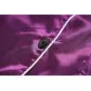 Vopmocld Big Kids Unisex Pjs Set Girls Boys Silk Pajama Sets Satin Clasic Sleepwear Summer 2 Pieces Button Down Nighty(Purple)