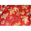 Vopmocld Satin Pajama Sets Unisex Boys and Girls Silk Button Down Short Sleeve & Shorts & Pants Sleepwear 3PCS Loungewear PJS(Gingerbread)