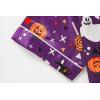Vopmocld Satin Pajama Sets Unisex Boys and Girls Silk Button Down Short Sleeve & Shorts & Pants Sleepwear 3PCS Loungewear PJS(Halloween)