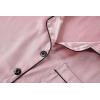 Vopmocld Satin Pajama Sets Unisex Boys and Girls Silk Button Down Short Sleeve & Shorts & Pants Sleepwear 3PCS Loungewear PJS(Lotus Hearts)