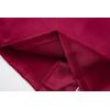 Vopmocld Satin Pajama Sets Unisex Boys and Girls Silk Button Down Short Sleeve & Shorts & Pants Sleepwear 3PCS Loungewear PJS(Wine Red)