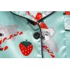 Vopmocld Satin Pajama Sets Unisex Boys and Girls Silk Button Down Short Sleeve & Shorts & Pants Sleepwear 3PCS Loungewear PJS(Xmas Koala)