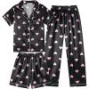 Black/Pink Hearts