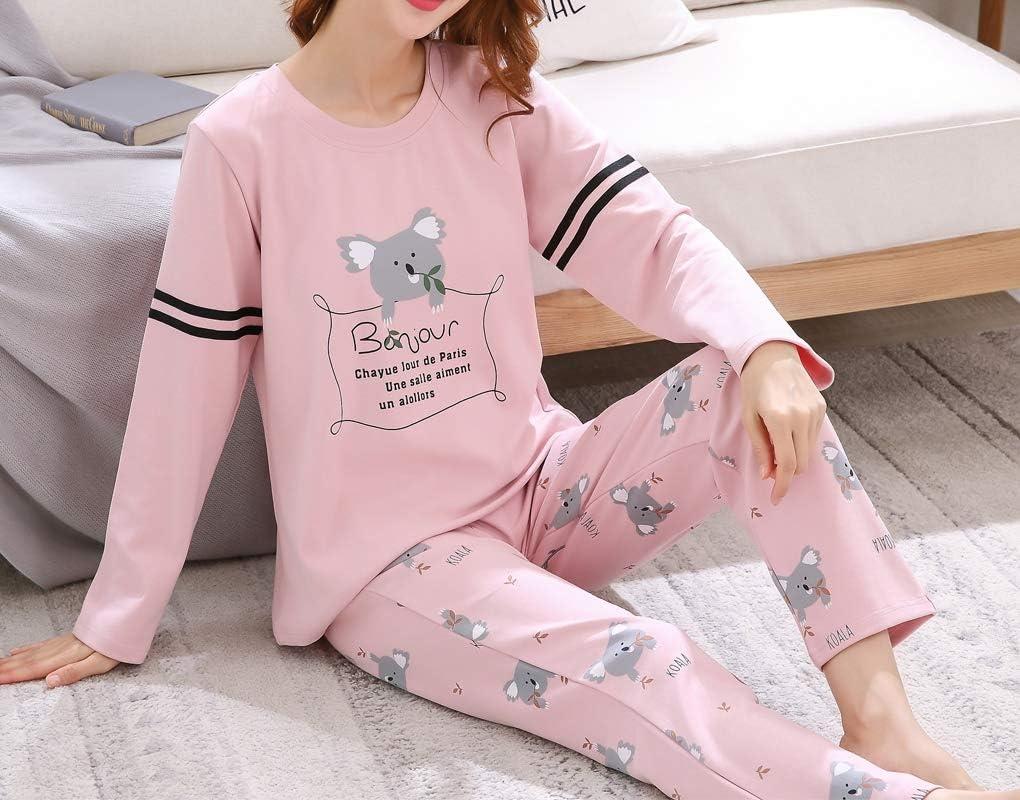 imageVopmocld Young Girls Lovely Bunny Pajama Sets Cotton Long Sleeve Pjs Clothes Sleepwear ShirtsBonjour Koala