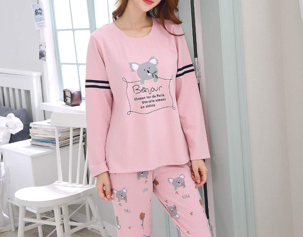 imageVopmocld Young Girls Lovely Bunny Pajama Sets Cotton Long Sleeve Pjs Clothes Sleepwear ShirtsBonjour Koala