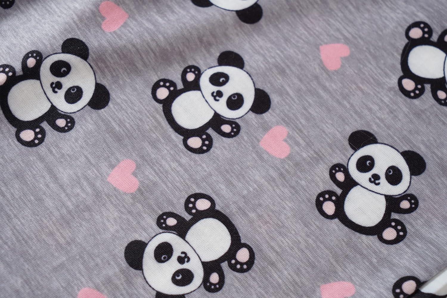 imageVopmocld Young Girls Lovely Bunny Pajama Sets Cotton Long Sleeve Pjs Clothes Sleepwear ShirtsGray