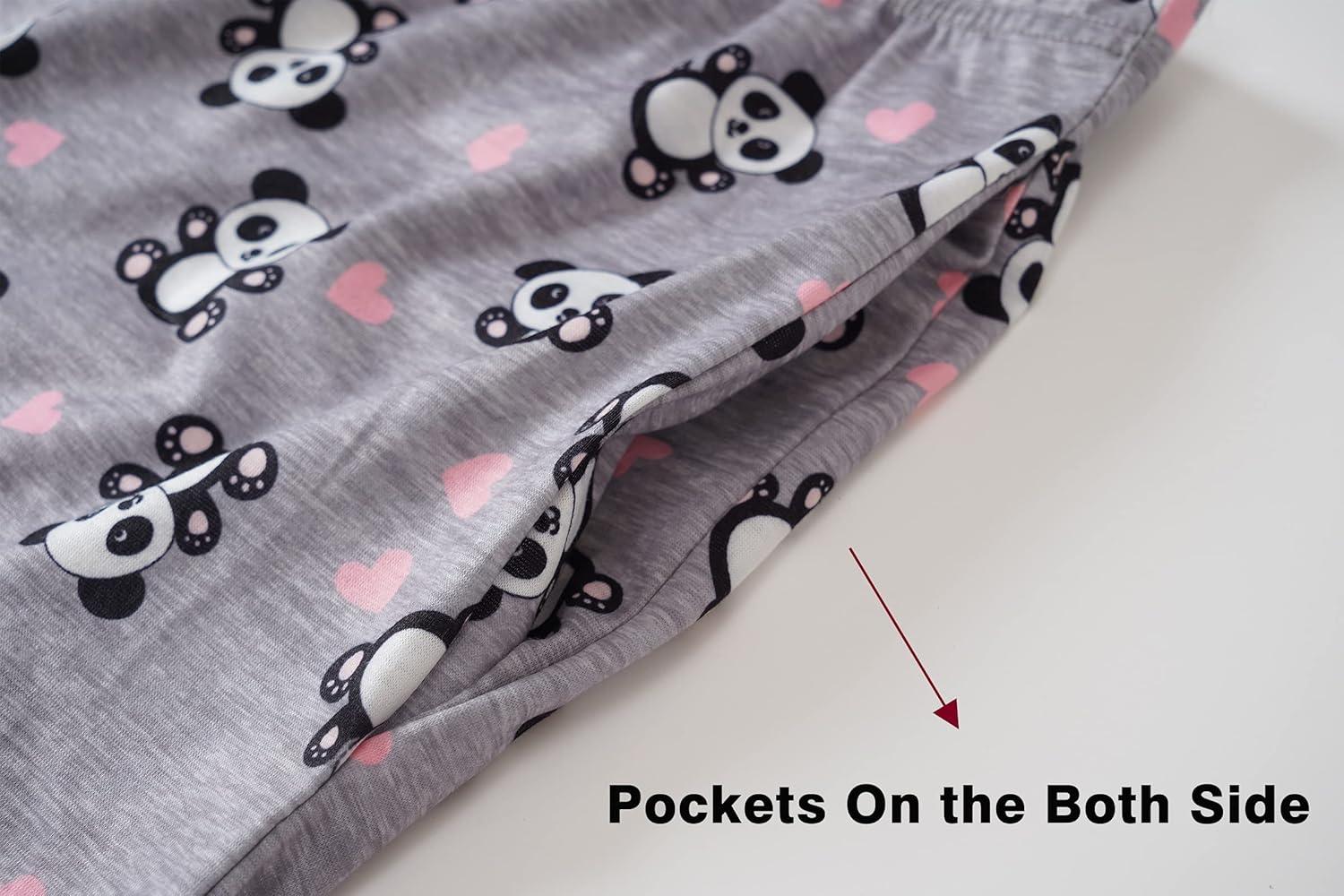 imageVopmocld Young Girls Lovely Bunny Pajama Sets Cotton Long Sleeve Pjs Clothes Sleepwear ShirtsGray