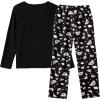 Vopmocld Big Girls Cute Pajama Sets Long Sleeve Lovely Sleepwear 2 Piece PJS Multiple Cartoon Jammies(Black Koala)
