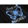 Vopmocld Big Girls Cute Pajama Sets Long Sleeve Lovely Sleepwear 2 Piece PJS Multiple Cartoon Jammies(Blue Butterfly)