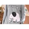 Vopmocld Big Girls Cute Pajama Sets Long Sleeve Lovely Sleepwear 2 Piece PJS Multiple Cartoon Jammies(Elephant)