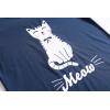 Vopmocld Big Girls Cute Pajama Sets Long Sleeve Lovely Sleepwear 2 Piece PJS Multiple Cartoon Jammies(Navy Cat)