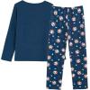 Vopmocld Big Girls Cute Pajama Sets Long Sleeve Lovely Sleepwear 2 Piece PJS Multiple Cartoon Jammies(Navy Sloth)