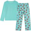 Vopmocld Big Girls Cute Pajama Sets Long Sleeve Lovely Sleepwear 2 Piece PJS Multiple Cartoon Jammies(Xmas Sloth)