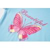 Vopmocld Big Girls’ Short Sleeve Long Pants Pajama Sets 2PCS Cartoon Pattern & Letters Printed Sleepwear Lounge for Teens(Butterfly)