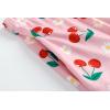 Vopmocld Big Girls’ Short Sleeve Long Pants Pajama Sets 2PCS Cartoon Pattern & Letters Printed Sleepwear Lounge for Teens(Cherry-pink)