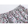 Vopmocld Big Girls’ Short Sleeve Long Pants Pajama Sets 2PCS Cartoon Pattern & Letters Printed Sleepwear Lounge for Teens(Gray Panda)