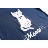 Vopmocld Big Girls’ Short Sleeve Long Pants Pajama Sets 2PCS Cartoon Pattern & Letters Printed Sleepwear Lounge for Teens(Navy-cat)