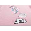Vopmocld Big Girls’ Short Sleeve Long Pants Pajama Sets 2PCS Cartoon Pattern & Letters Printed Sleepwear Lounge for Teens(Panda)
