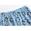 Vopmocld Big Girls’ Short Sleeve Long Pants Pajama Sets 2PCS Cartoon Pattern & Letters Printed Sleepwear Lounge for Teens(Penguin)