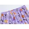 Vopmocld Big Girls’ Short Sleeve Long Pants Pajama Sets 2PCS Cartoon Pattern & Letters Printed Sleepwear Lounge for Teens(Purple Cake)