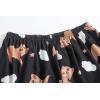 Vopmocld Big Girls’ Short Sleeve & Shorts & Pants Pajama Sets 3PCS Cartoon Patterns Cute Lounge Sets for Teens 8-18 Years(3pcs-cloud Sloth)