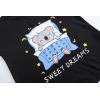 Vopmocld Big Girls’ Short Sleeve & Shorts & Pants Pajama Sets 3PCS Cartoon Patterns Cute Lounge Sets for Teens 8-18 Years(3pcs-sleep Koala)
