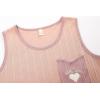 Vopmocld Big Girl’s Tank Top and Shorts Cotton Pajama Set Teens Cute Heart Shape Sleepwear Kids Clothes PJS(Purple)