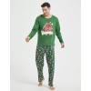 Vopmocld Christmas Family Matching Pajama Red Holiday Pjs Sets Cotton Sleepwear(Joy of Christmas)