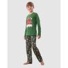 Vopmocld Christmas Family Matching Pajama Red Holiday Pjs Sets Cotton Sleepwear(Joy of Christmas)