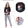 Vopmocld Christmas Family Matching Pajama Red Holiday Pjs Sets Cotton Sleepwear(Santa Claus)