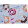 Vopmocld Girls Button Down Pajama Sets Sleeveless Tank Top with Shorts for Teen Girls Summer Casual Clothes Loungewear(Donut)