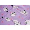 Vopmocld Girls Button Down Pajama Sets Sleeveless Tank Top with Shorts for Teen Girls Summer Casual Clothes Loungewear(Purple Cat)
