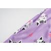 Vopmocld Girls Button Down Pajama Sets Sleeveless Tank Top with Shorts for Teen Girls Summer Casual Clothes Loungewear(Purple Cat)