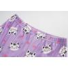 Vopmocld Girls Button Down Pajama Sets Sleeveless Tank Top with Shorts for Teen Girls Summer Casual Clothes Loungewear(Purple Cat)