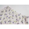 Vopmocld Girls Button Down Pajama Sets Sleeveless Tank Top with Shorts for Teen Girls Summer Casual Clothes Loungewear(Purple Tulip)