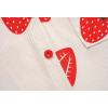 Vopmocld Girls Button Down Pajama Sets Sleeveless Tank Top with Shorts for Teen Girls Summer Casual Clothes Loungewear(Strawberry)