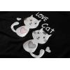 Vopmocld Young Girls Lovely Bunny Pajama Sets Cotton Long Sleeve Pjs Clothes Sleepwear Shirts(Black)