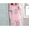 Vopmocld Young Girls Lovely Bunny Pajama Sets Cotton Long Sleeve Pjs Clothes Sleepwear Shirts(Bonjour Koala)
