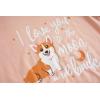 Vopmocld Young Girls Lovely Bunny Pajama Sets Cotton Long Sleeve Pjs Clothes Sleepwear Shirts(Corgi)