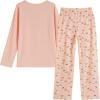 Vopmocld Young Girls Lovely Bunny Pajama Sets Cotton Long Sleeve Pjs Clothes Sleepwear Shirts(Corgi)