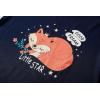Vopmocld Young Girls Lovely Bunny Pajama Sets Cotton Long Sleeve Pjs Clothes Sleepwear Shirts(Fox)