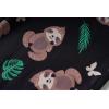 Vopmocld Young Girls Lovely Bunny Pajama Sets Cotton Long Sleeve Pjs Clothes Sleepwear Shirts(Leaf Sloth)