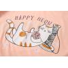 Vopmocld Young Girls Lovely Bunny Pajama Sets Cotton Long Sleeve Pjs Clothes Sleepwear Shirts(Playing Cat)