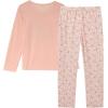 Vopmocld Young Girls Lovely Bunny Pajama Sets Cotton Long Sleeve Pjs Clothes Sleepwear Shirts(Playing Cat)