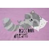 Vopmocld Young Girls Lovely Bunny Pajama Sets Cotton Long Sleeve Pjs Clothes Sleepwear Shirts(Raccoon)