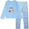 Vopmocld Big Girls Cute Pajama Sets Long Sleeve Lovely Sleepwear 2 Piece PJS Multiple Cartoon Jammies(Corgi Cat)